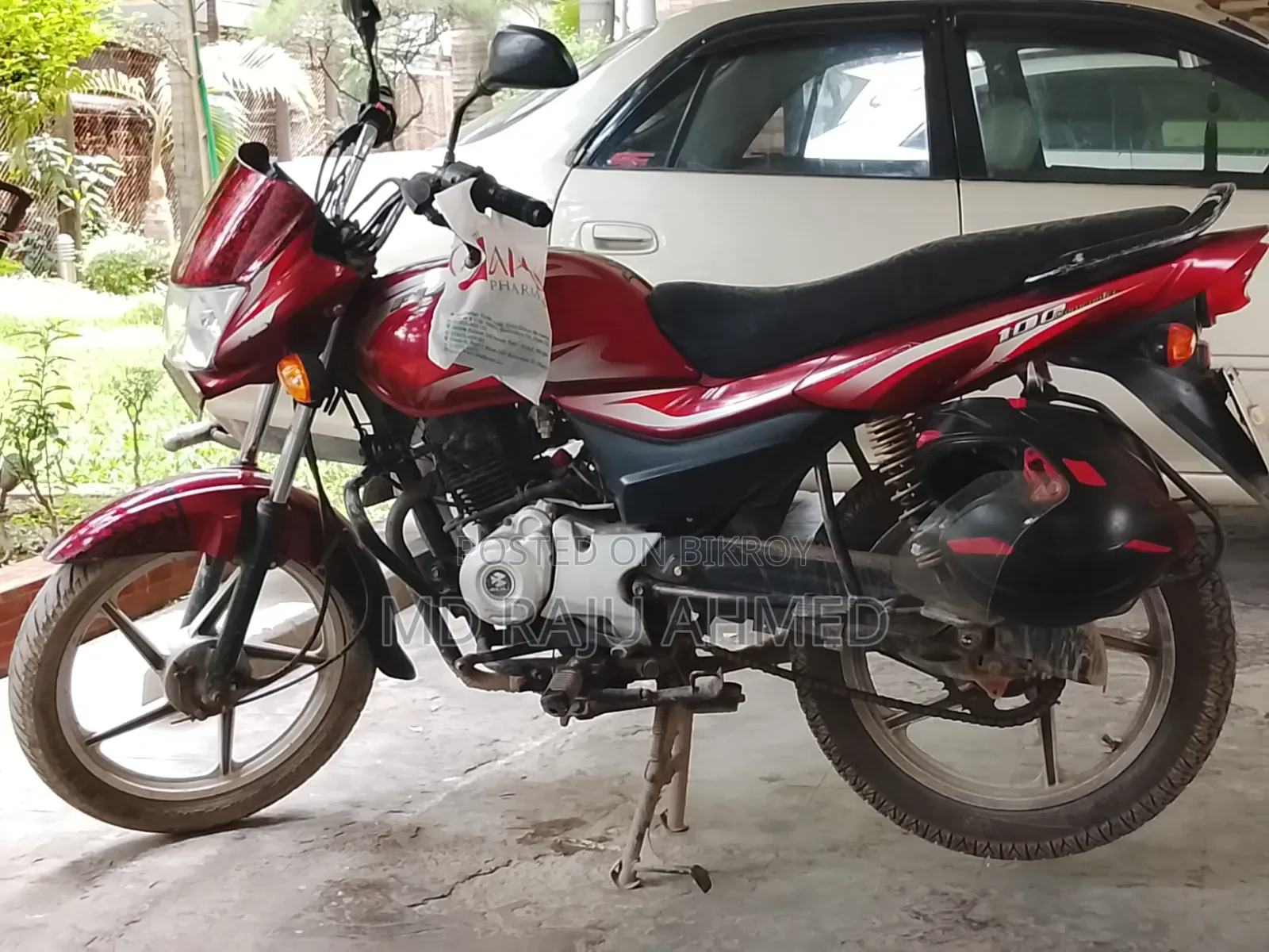 Bajaj Platina 100 2017 Red
