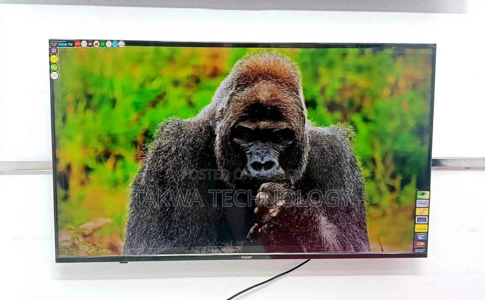 Haier 43" Inch Smart Frameless Voice Control TV