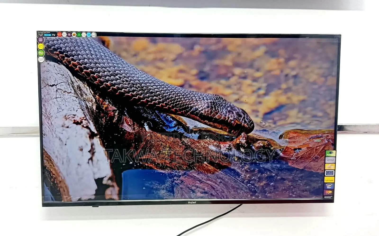 Haier 43" Inch Smart Frameless Voice Control TV