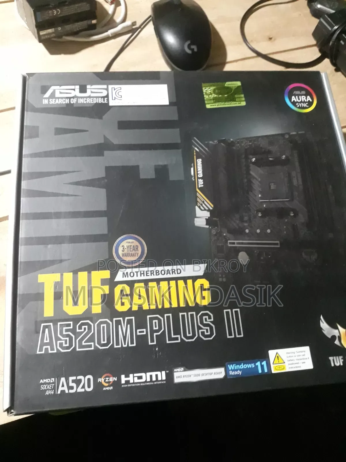 Desktop Computer Asus 16GB AMD Ryzen 7 SSD 512GB