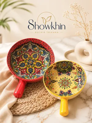 Ceramic Handle Pan