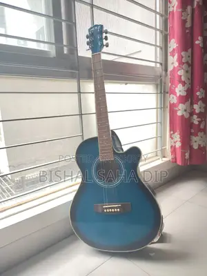 Axe AG-48C 40" Acoustic Guitar | Glossy Blue Sunburst