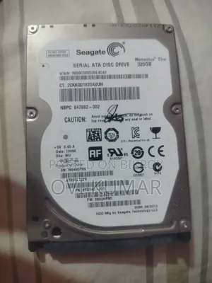 Seagate 320 Gb SSD Disk