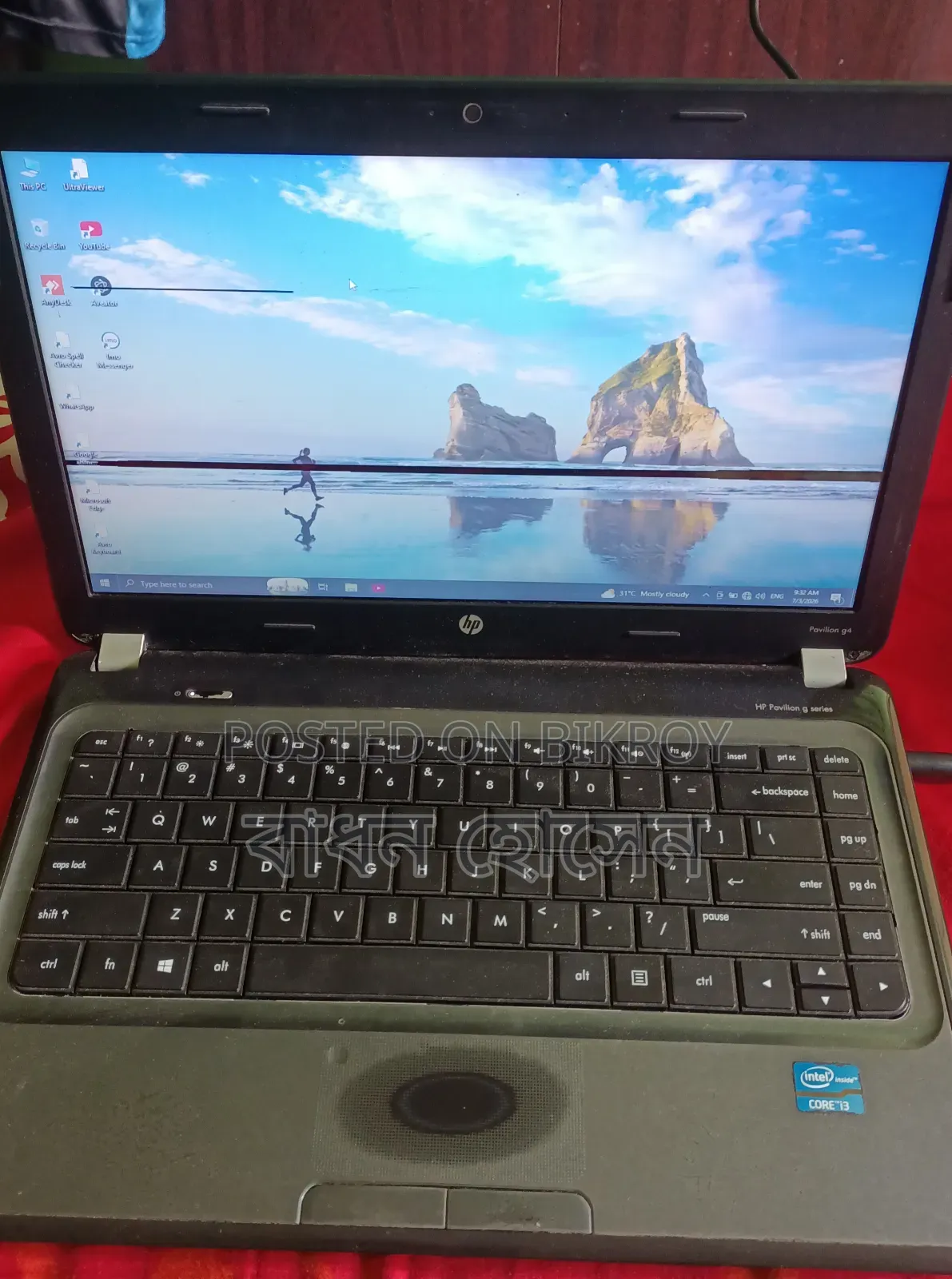 Laptop HP 14-dq2031tg 4GB Intel HDD 500GB
