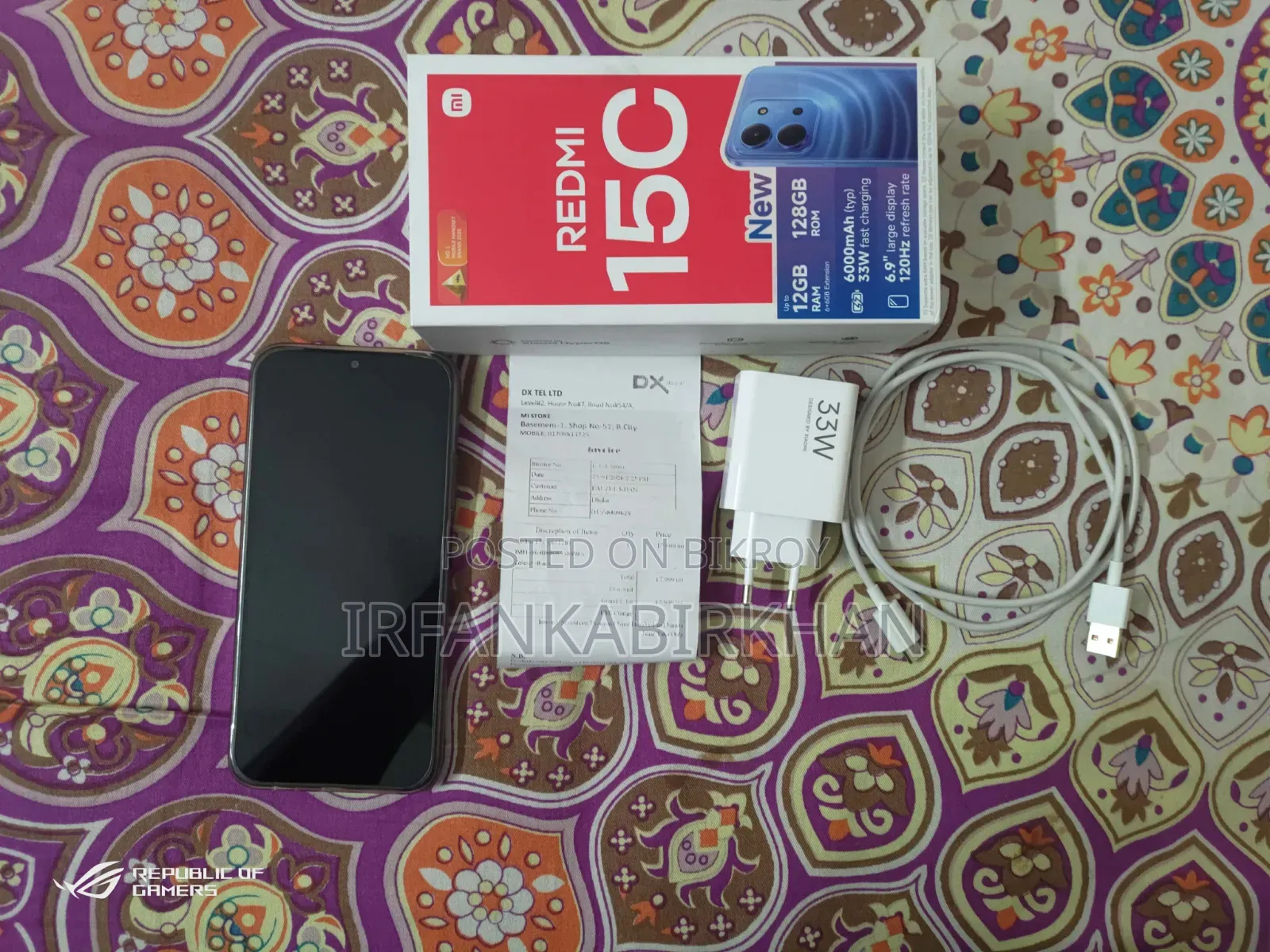 Xiaomi Redmi 15C 128 GB Black