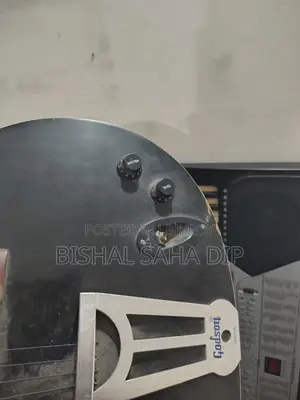 গডসন ক্রাউন অ্যাকৌস্টিক-ইলেকট্রিক গিটার - কালো | ৬ স্ট্রিং