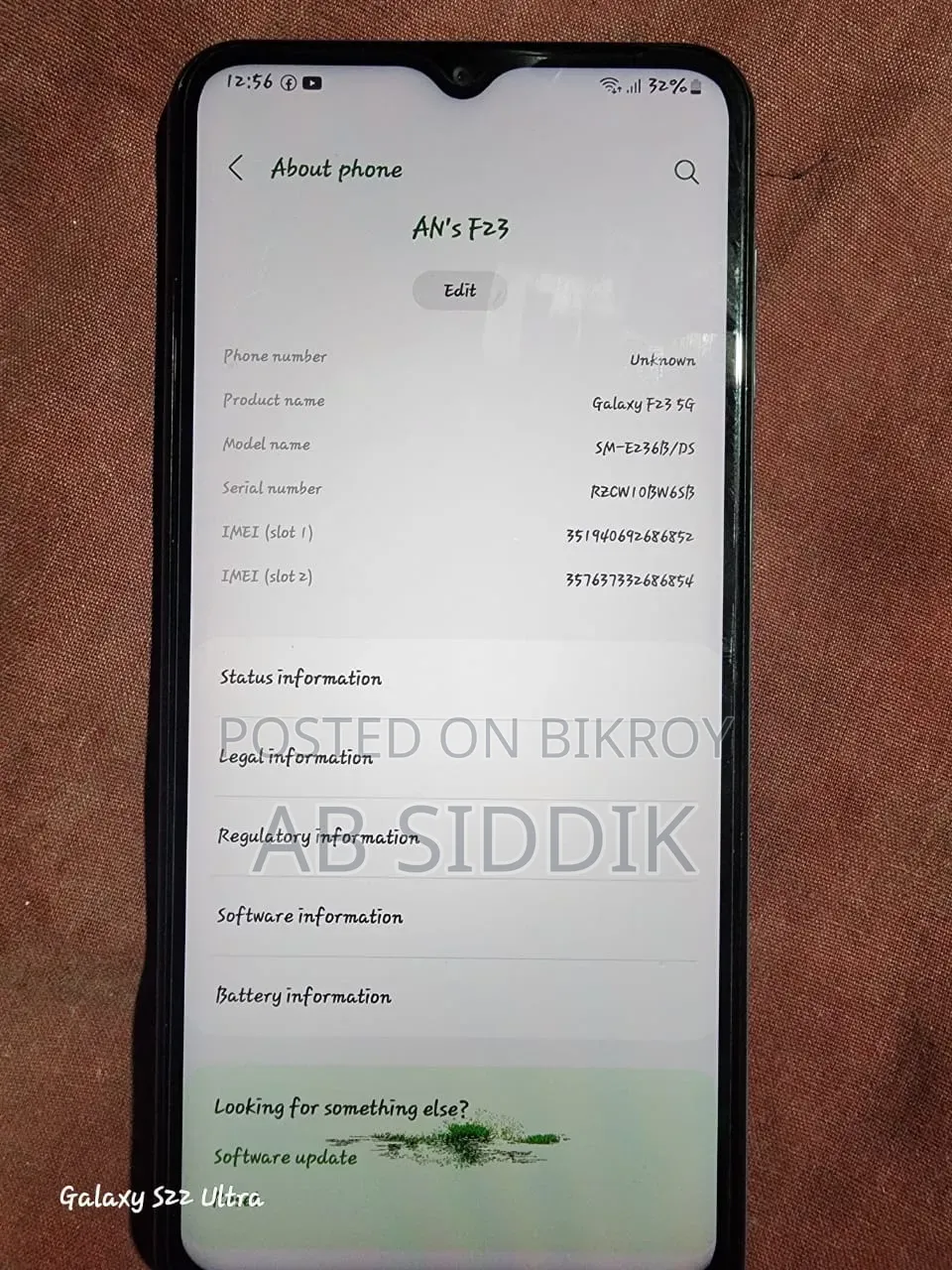 Samsung Galaxy F23 128 GB Black