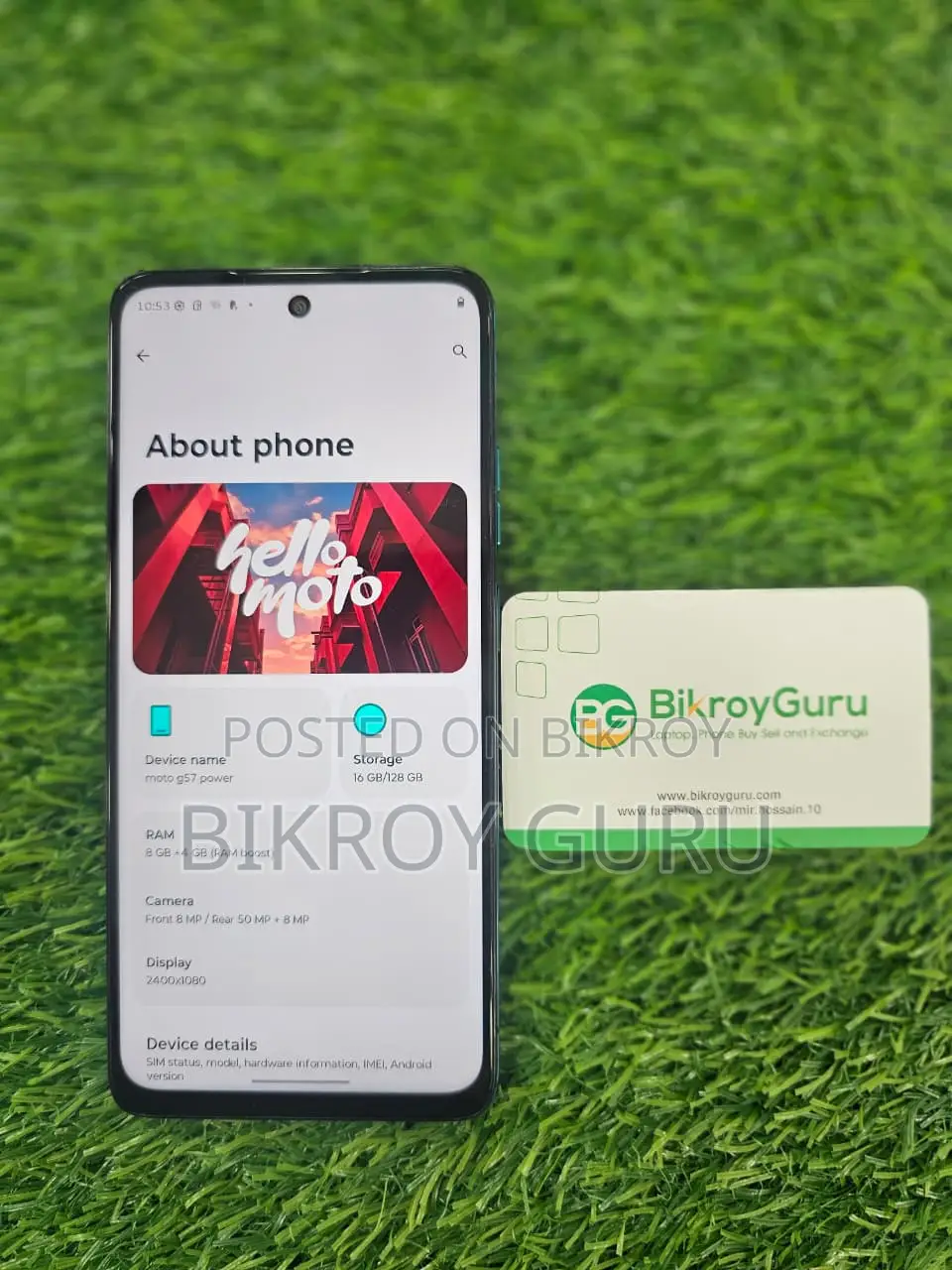 Motorola Moto G57 5G 128 GB Blue