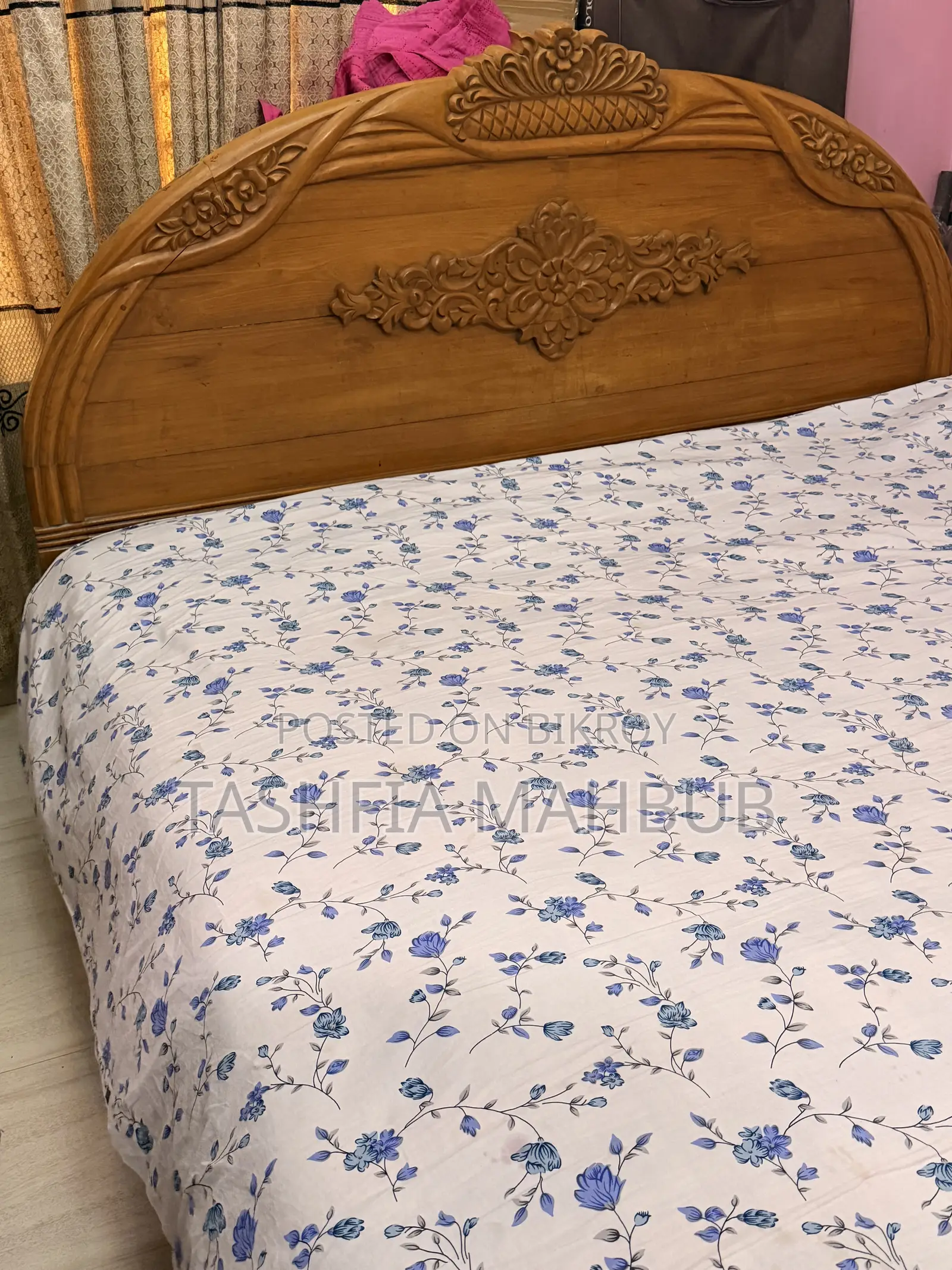 চিটাগং সেগুন কাঠ এর বিছানা