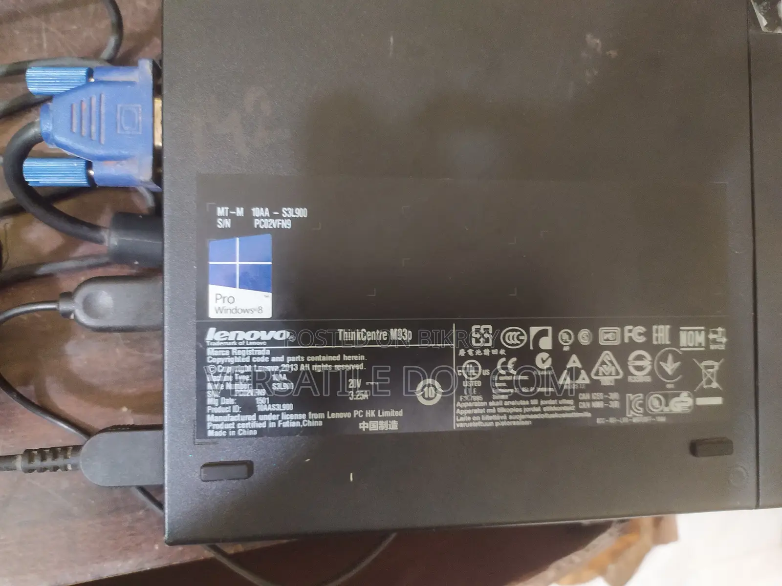 Lenovo Desktop Computer 4GB Intel Core I3 SSD 1TB