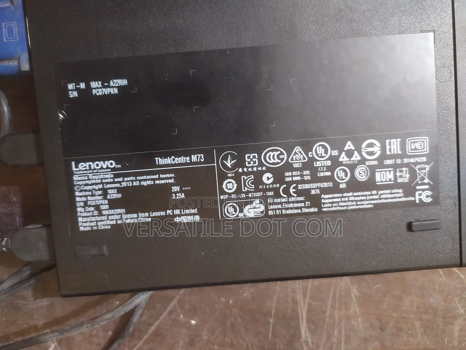 Lenovo Desktop Computer 4GB Intel Core I3 SSD 1TB