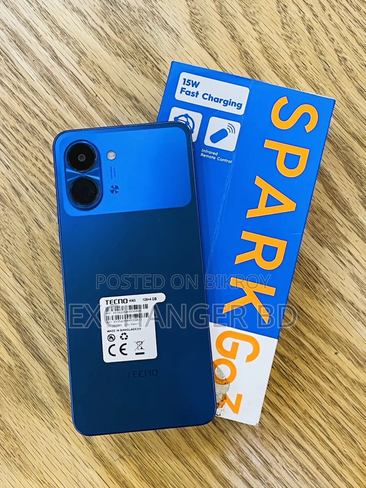 Tecno Spark Go 3 128 GB Blue