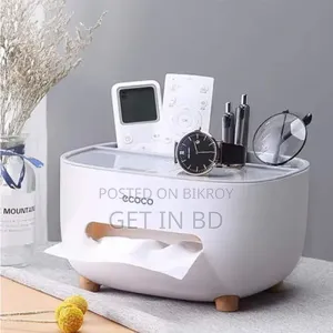 ECOCO Cute Large Storage Napkin Holder Multi-Functional