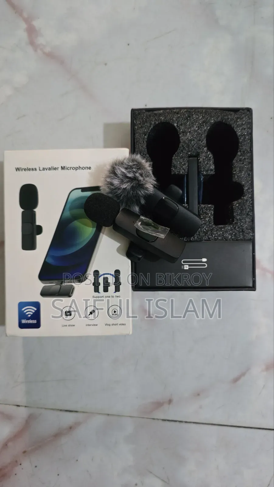 ওয়্যারলেস লাভালিয়ার মাইক্রোফোন