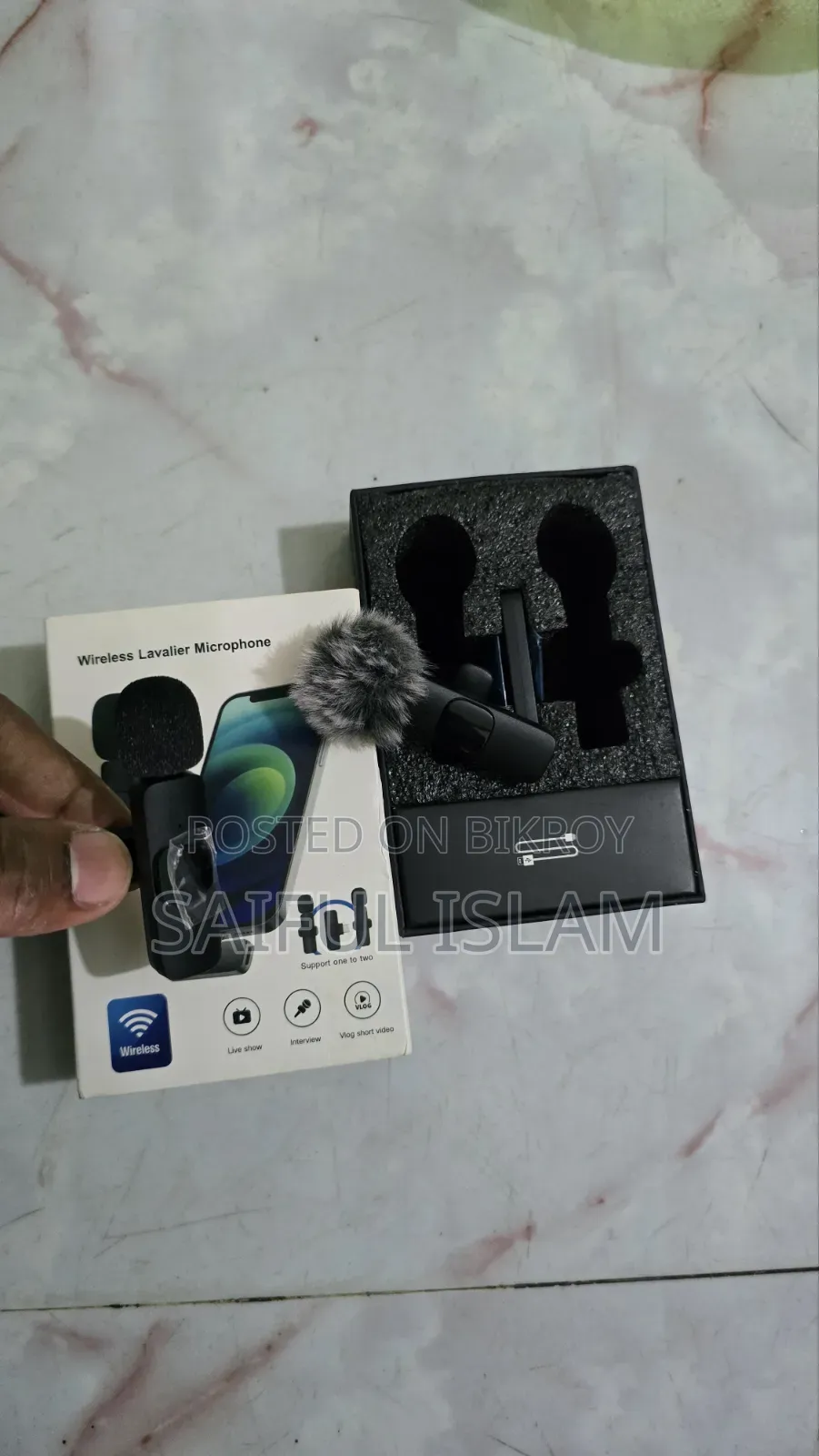 ওয়্যারলেস লাভালিয়ার মাইক্রোফোন
