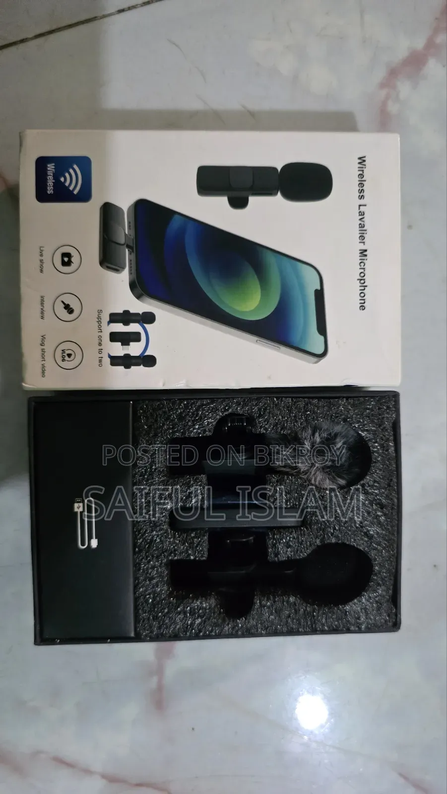 ওয়্যারলেস লাভালিয়ার মাইক্রোফোন