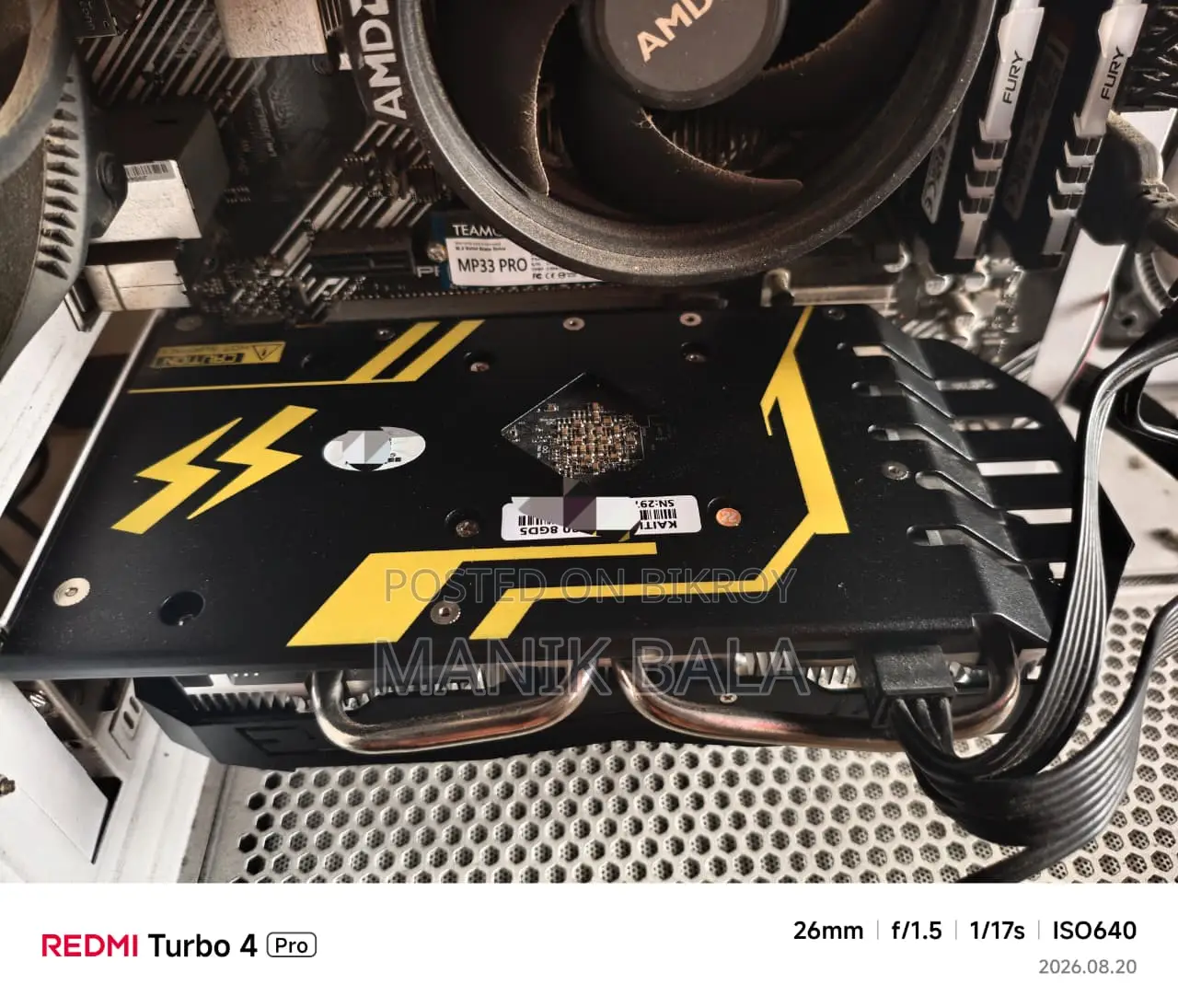 Peladn Amd Radeon Rx580 8g Gaming 8gb Gddr5 Graphics Card