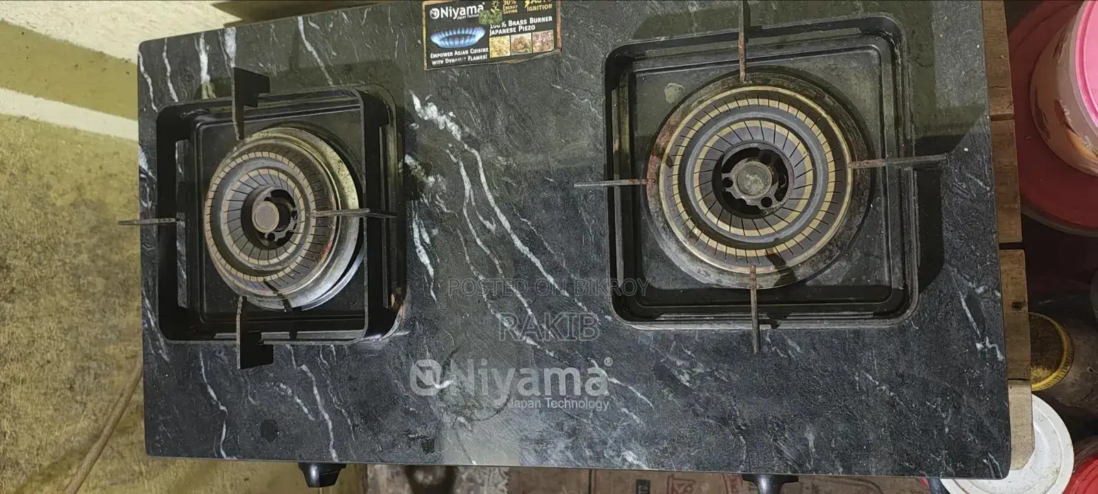 Niyama Gas Hob NGH-2005B Double Gas Burner