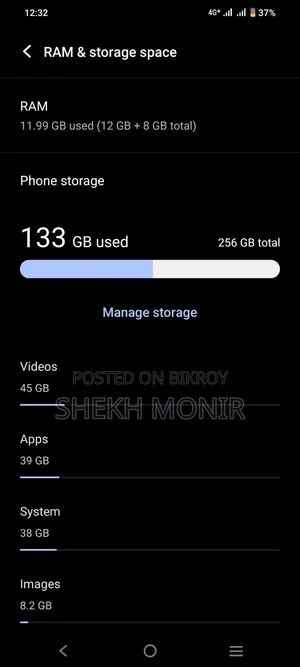 Vivo V23 5G 256 GB Gray
