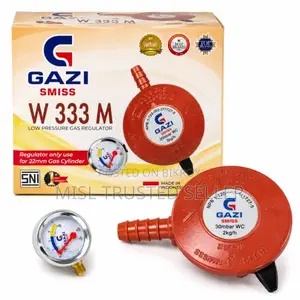 Gazi Smiss W-333m Gas Regulator | 22mm LPG Cylinder
