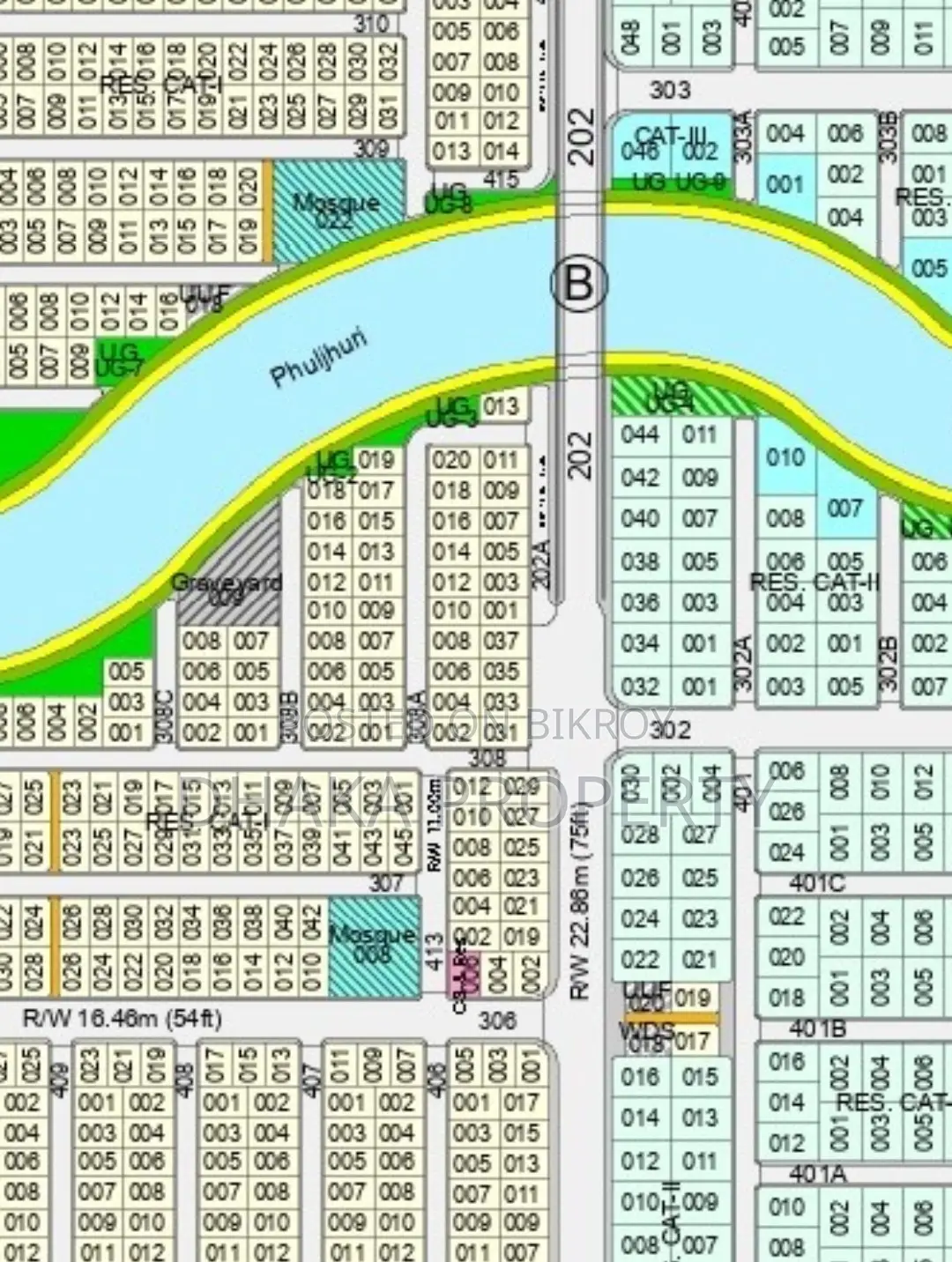 30ft Road 3 Katha Park South at Sector-15