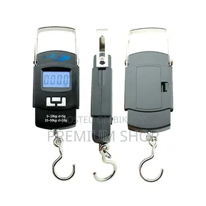 Portable Digital Hanging Luggage Fish Weight Scale (50kg Capacity)