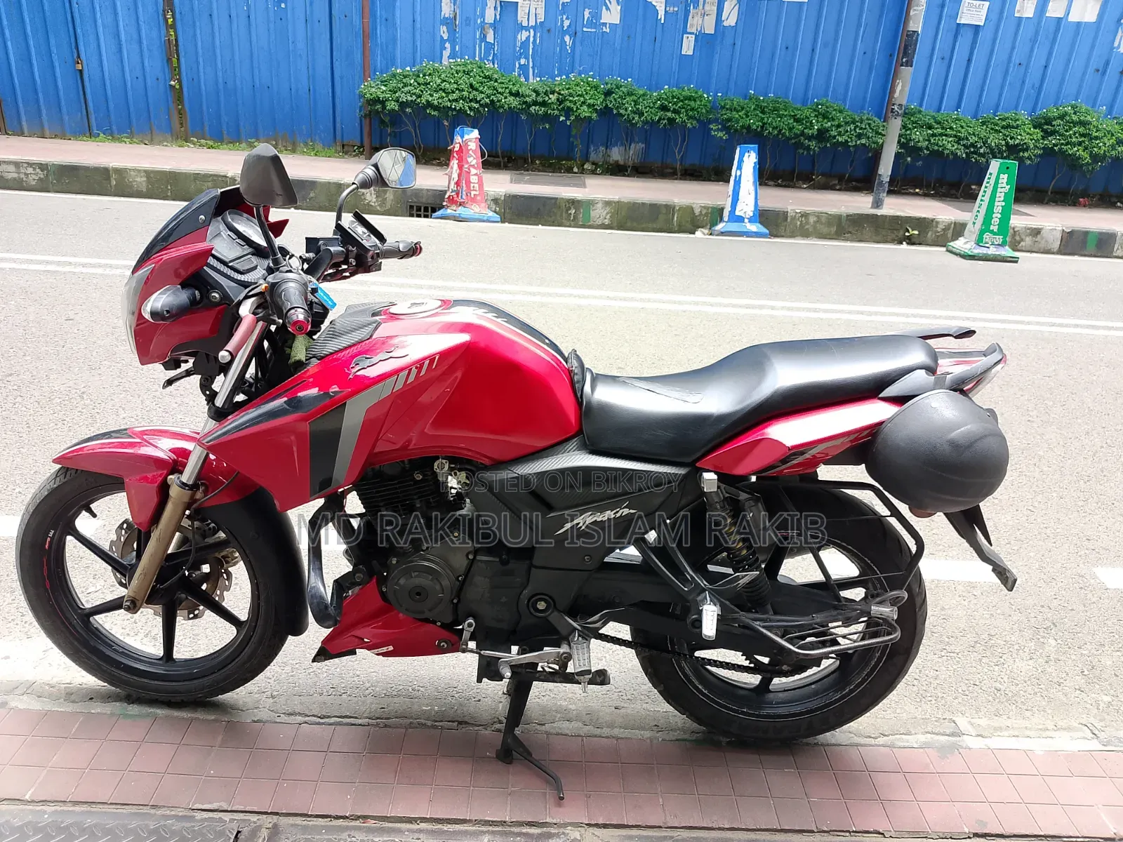 TVS Apache RTR 160 2V 2021 Red