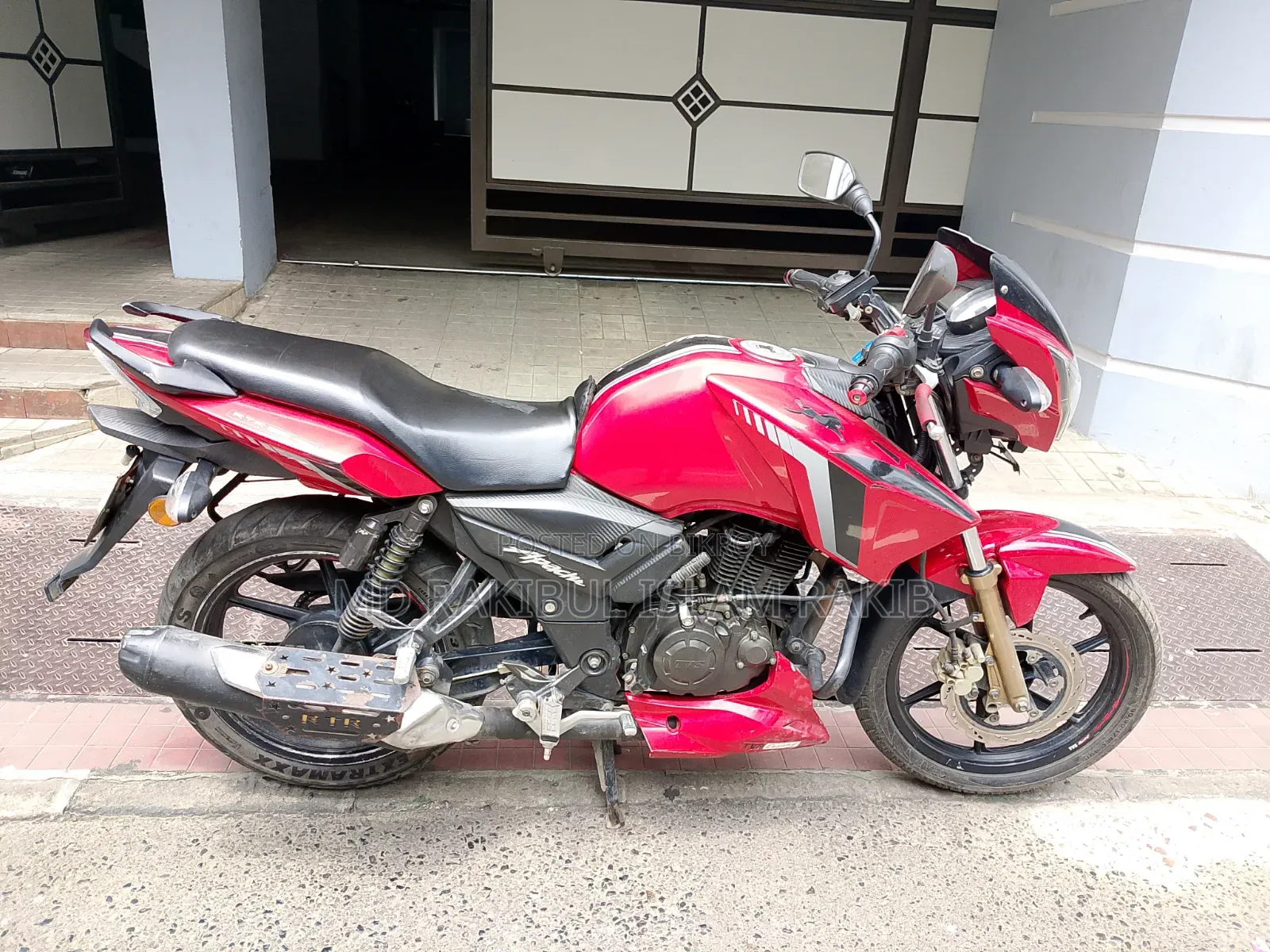 TVS Apache RTR 160 2V 2021 Red
