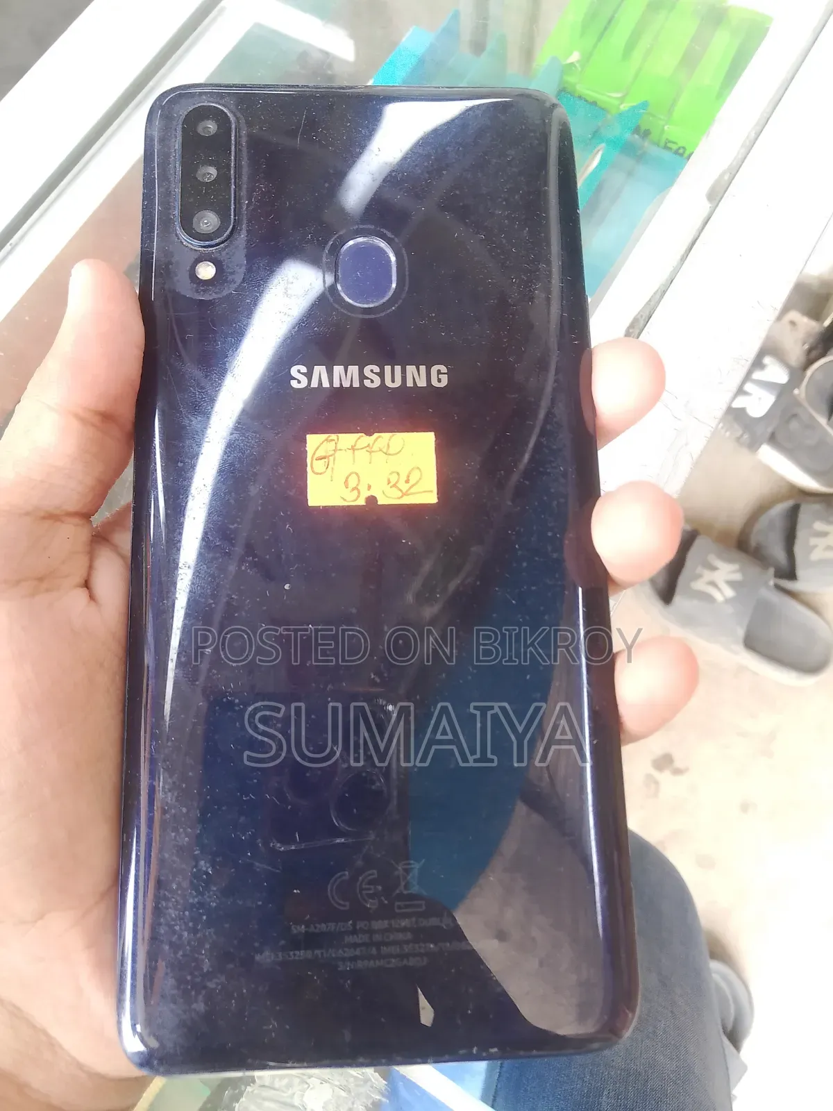 স্যামসাং গ্যালাক্সি A20s ৩২ জিবি কালো