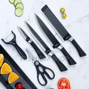 Zepter 6-Piece Non-Stick Stainless Steel Kitchen Knife Set