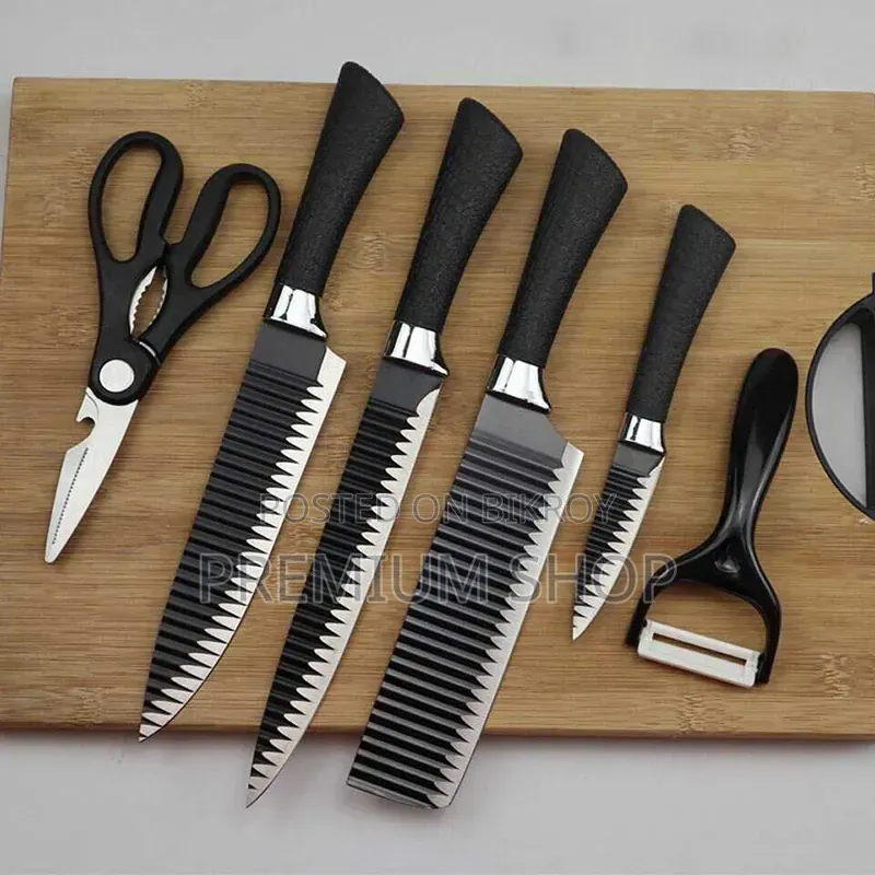 Zepter 6-Piece Non-Stick Stainless Steel Kitchen Knife Set
