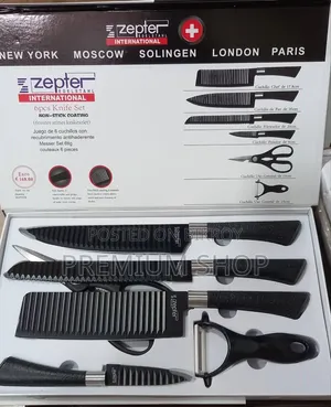 Zepter 6-Piece Non-Stick Stainless Steel Kitchen Knife Set