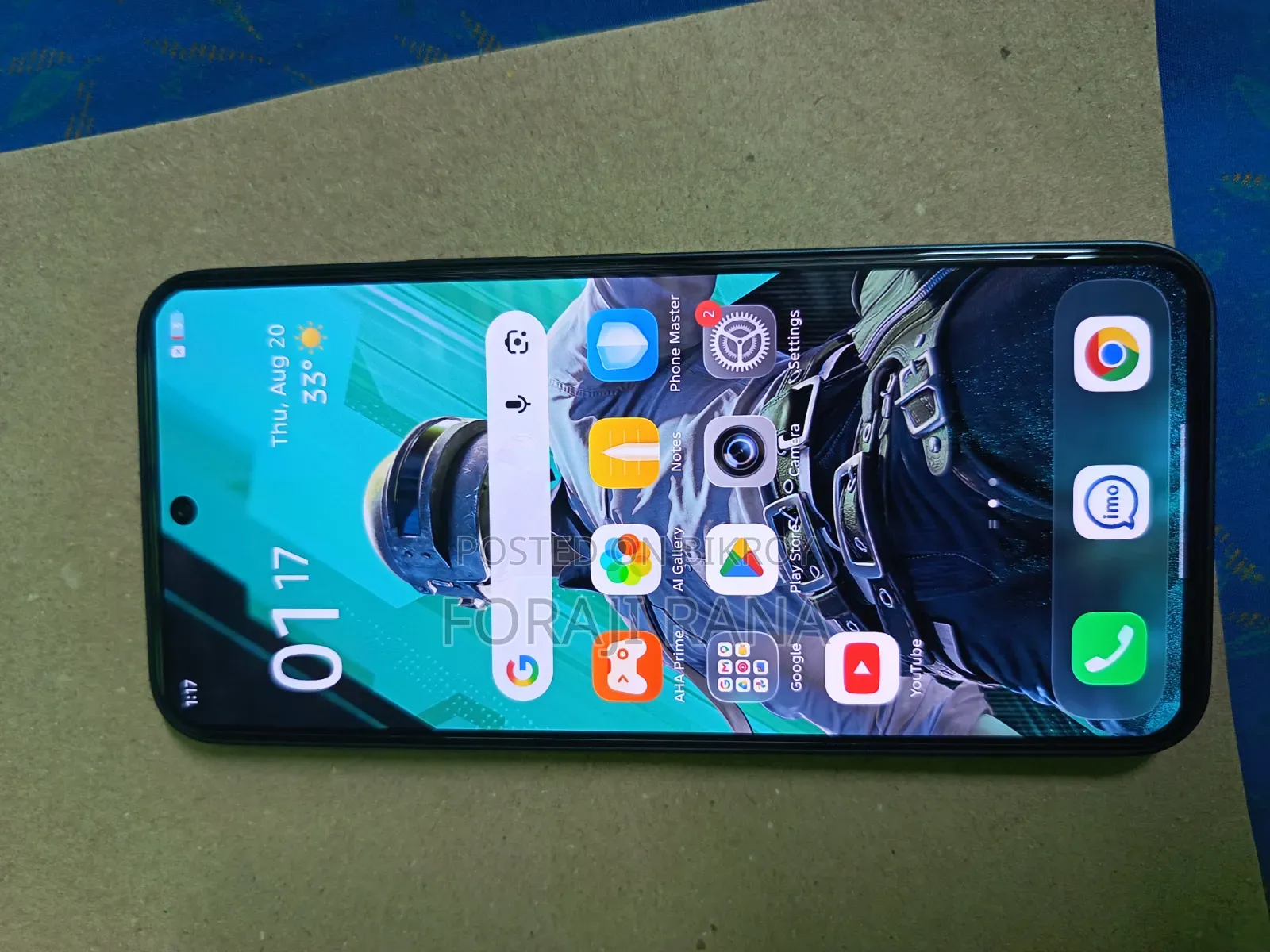 New Infinix GT 30 5G 256 GB Black