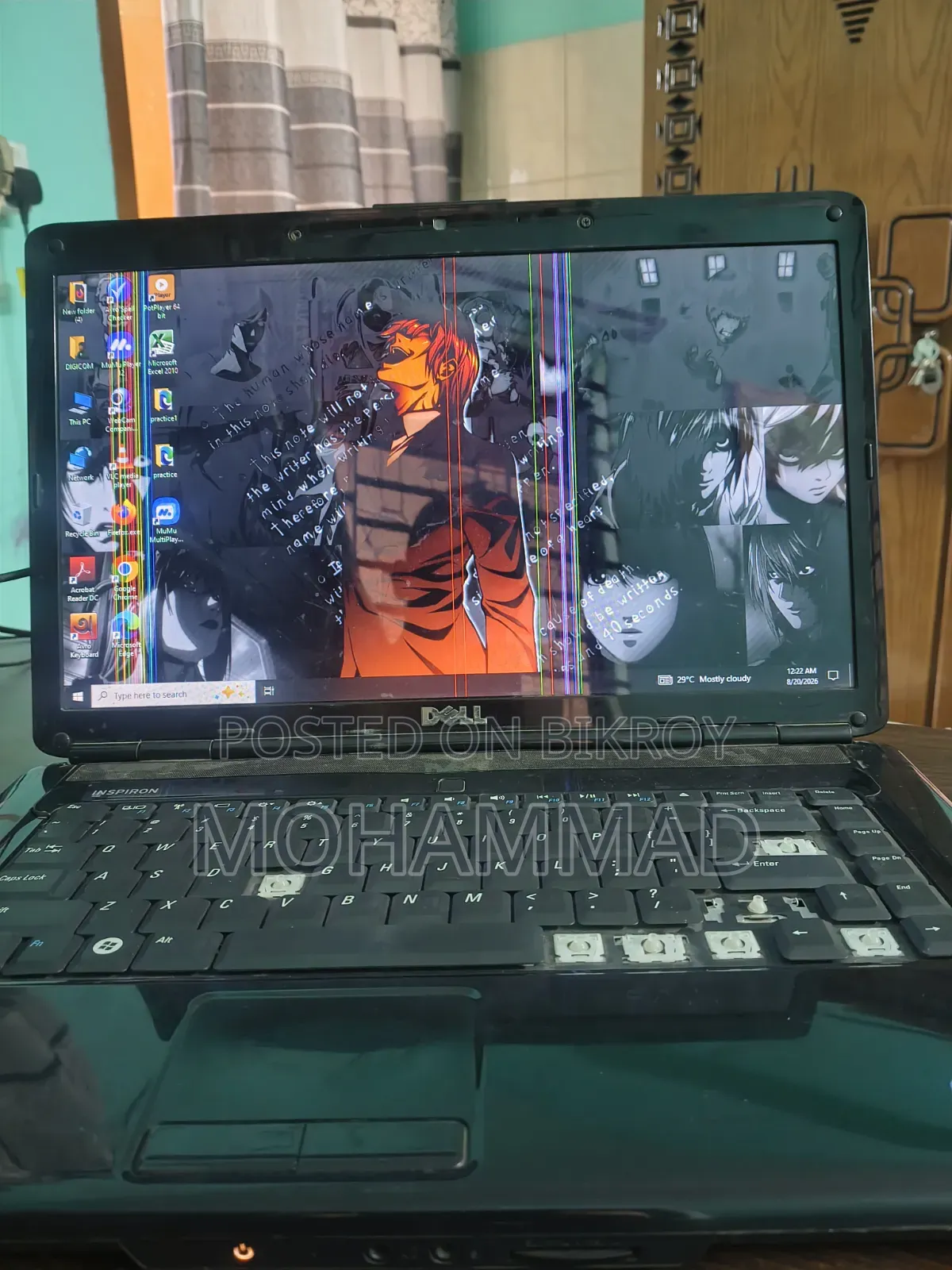 Laptop Dell Inspiron 15 3GB Intel SSD 350GB