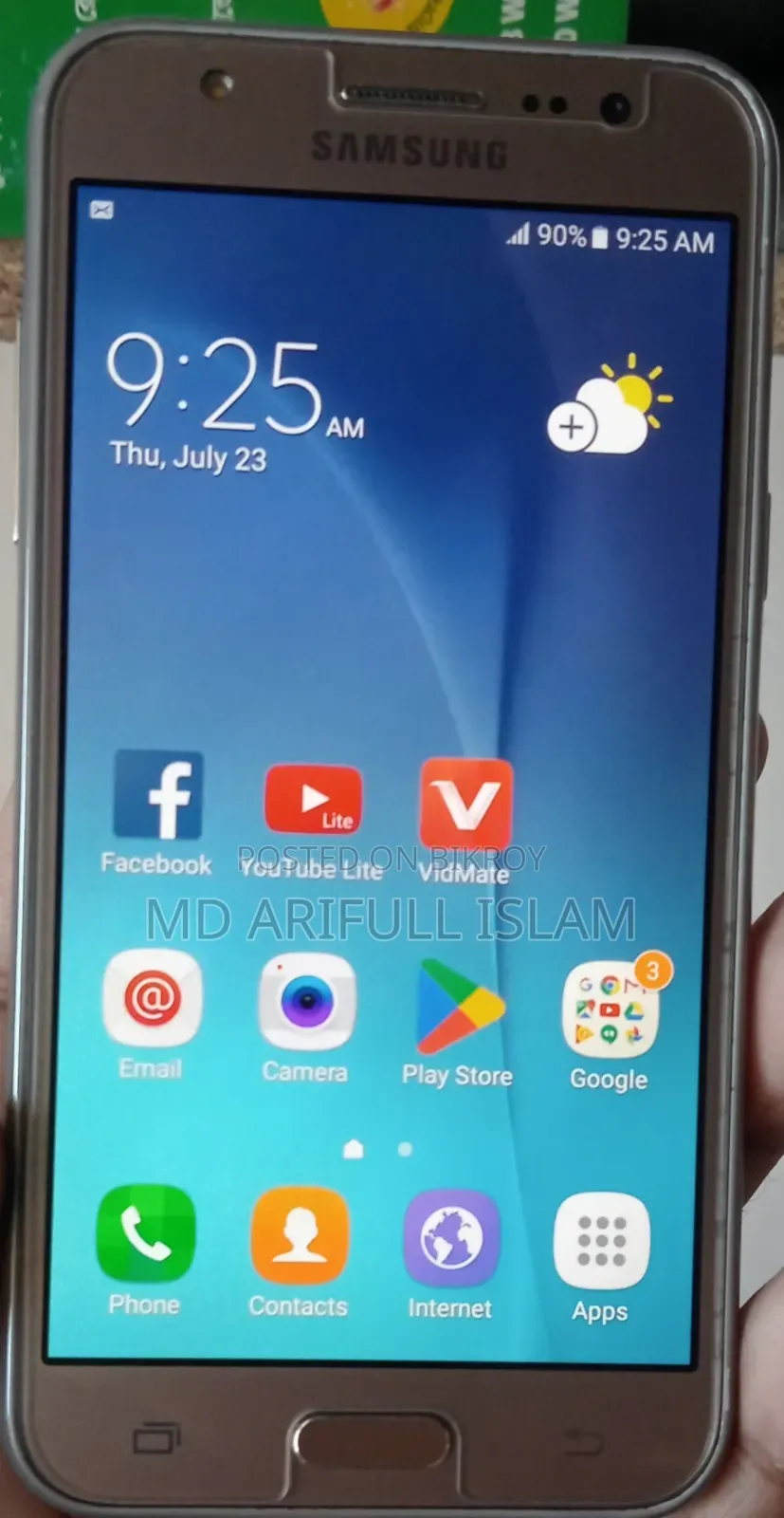 Samsung Galaxy J5 8 GB Gold