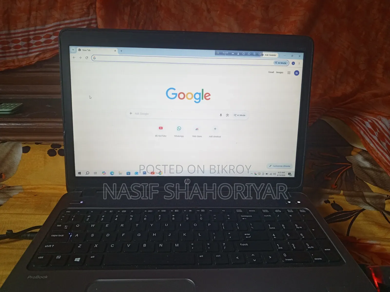 Laptop HP ProBook 450 G0 4GB Intel Core I3 HDD 512GB