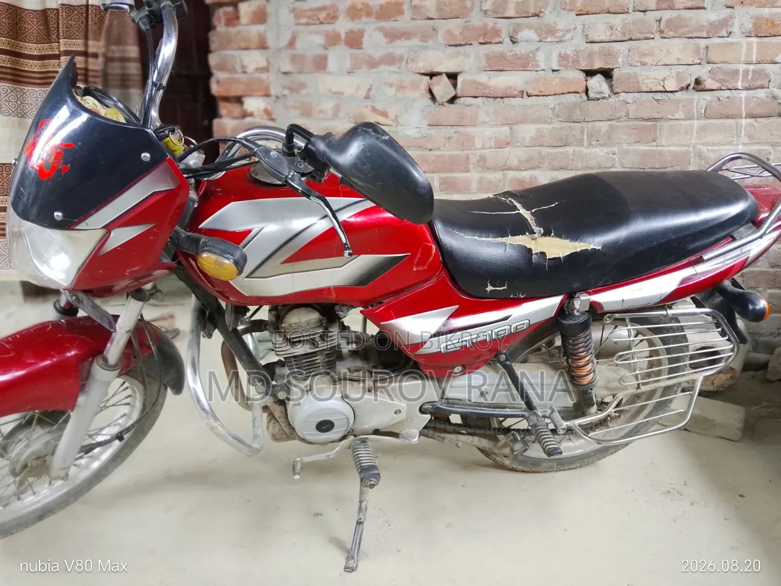Bajaj CT 100 2015 Red