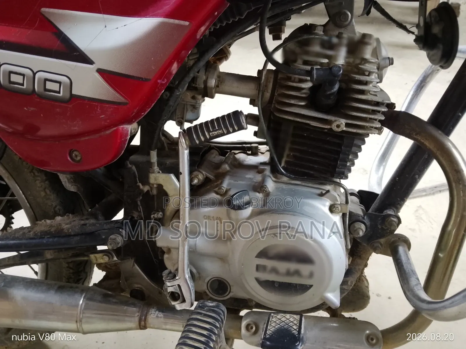 Bajaj CT 100 2015 Red
