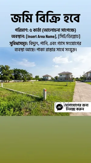 Land for Sale — 100 Feet Madani Avenue