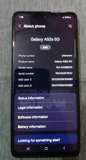 Samsung Galaxy A52s 5G 128 GB