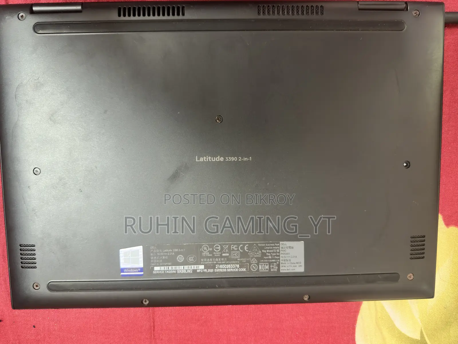 Laptop Dell Latitude 3390 2-in-1 16GB Intel Core I5 SSD 256GB