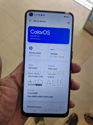 Oppo F19 Pro 128 GB Black