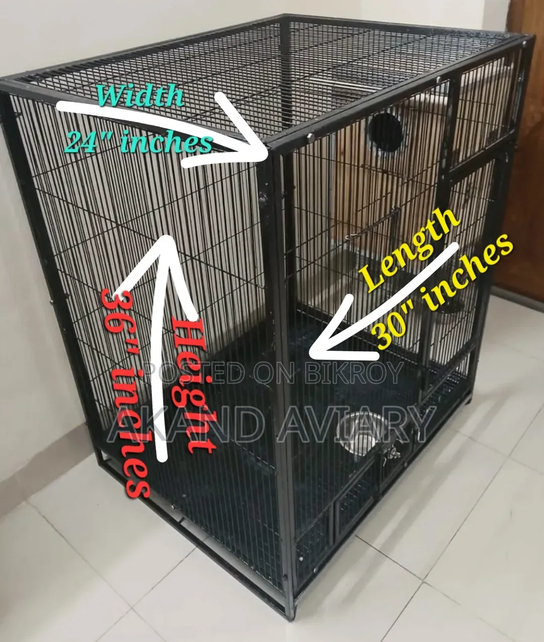 Foldable Bird Cage | Nut System