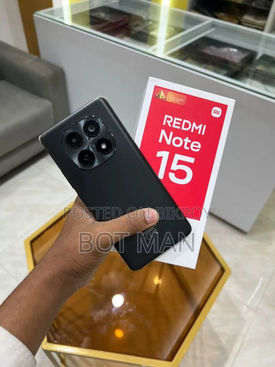 New Xiaomi Redmi Note 15 128 GB Black