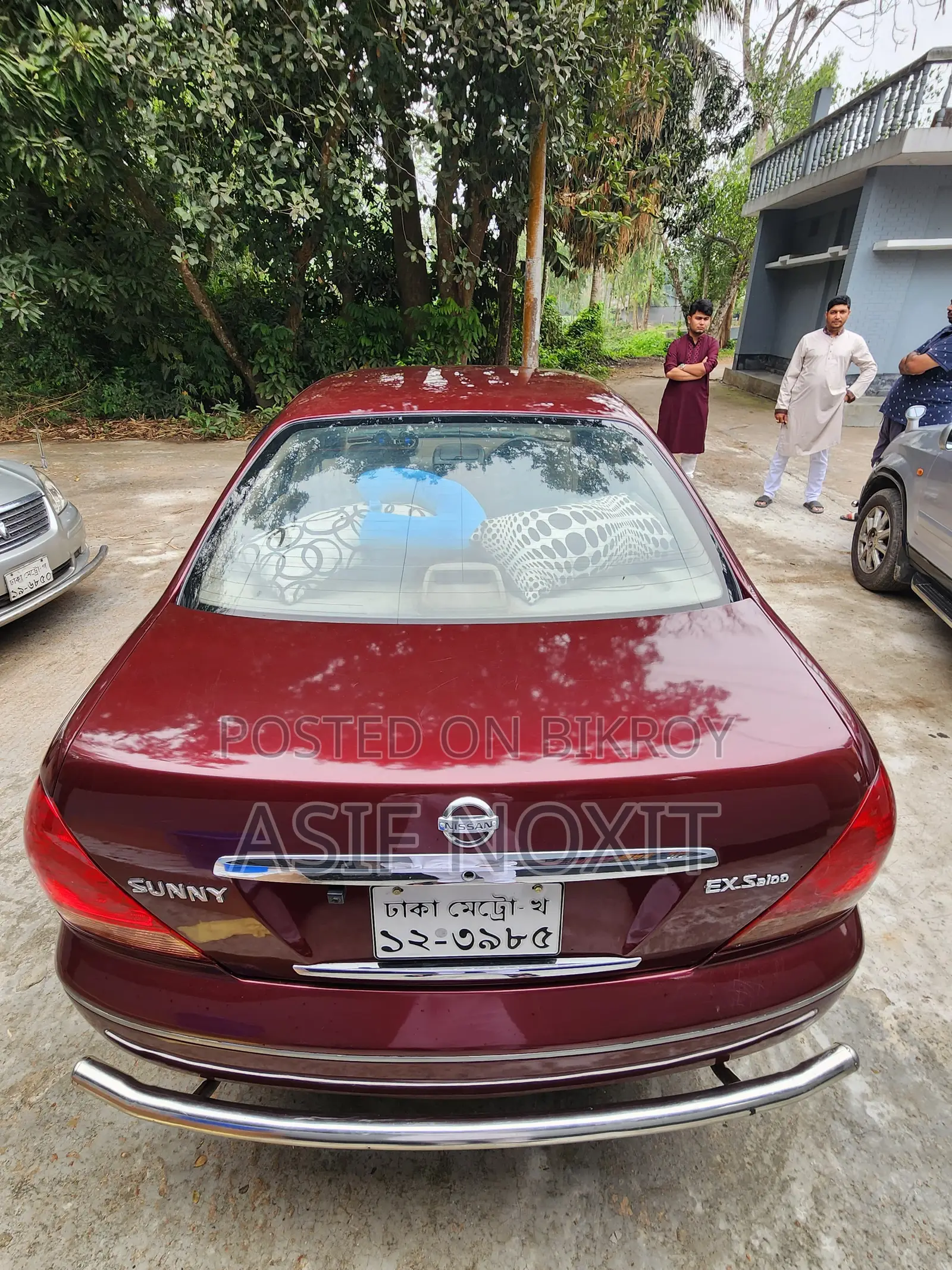 Nissan Sunny 2007 Maroon