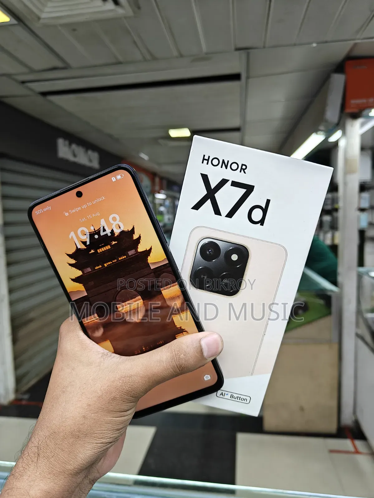 Honor X7d 256 GB Black