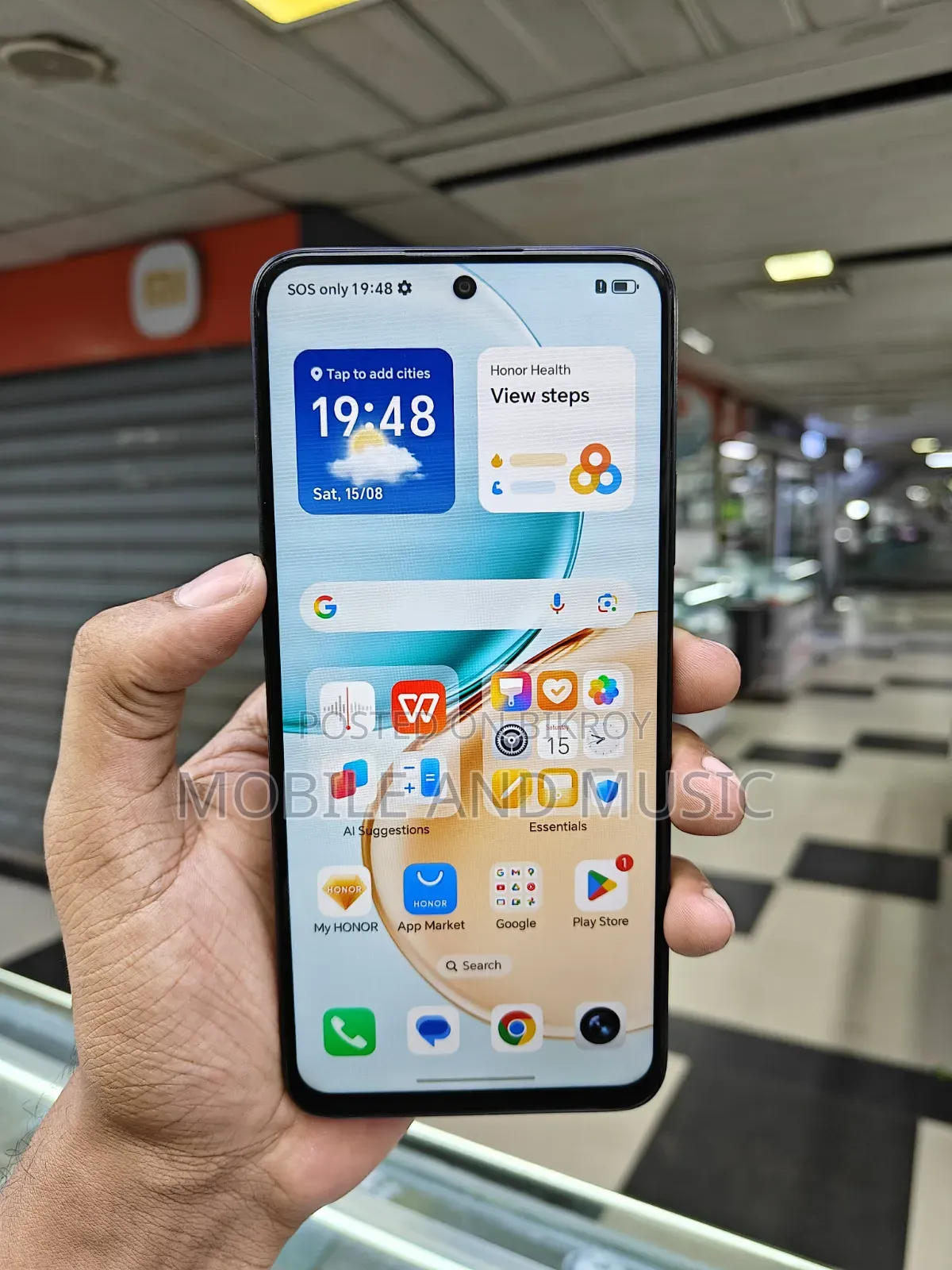 Honor X7d 256 GB Black