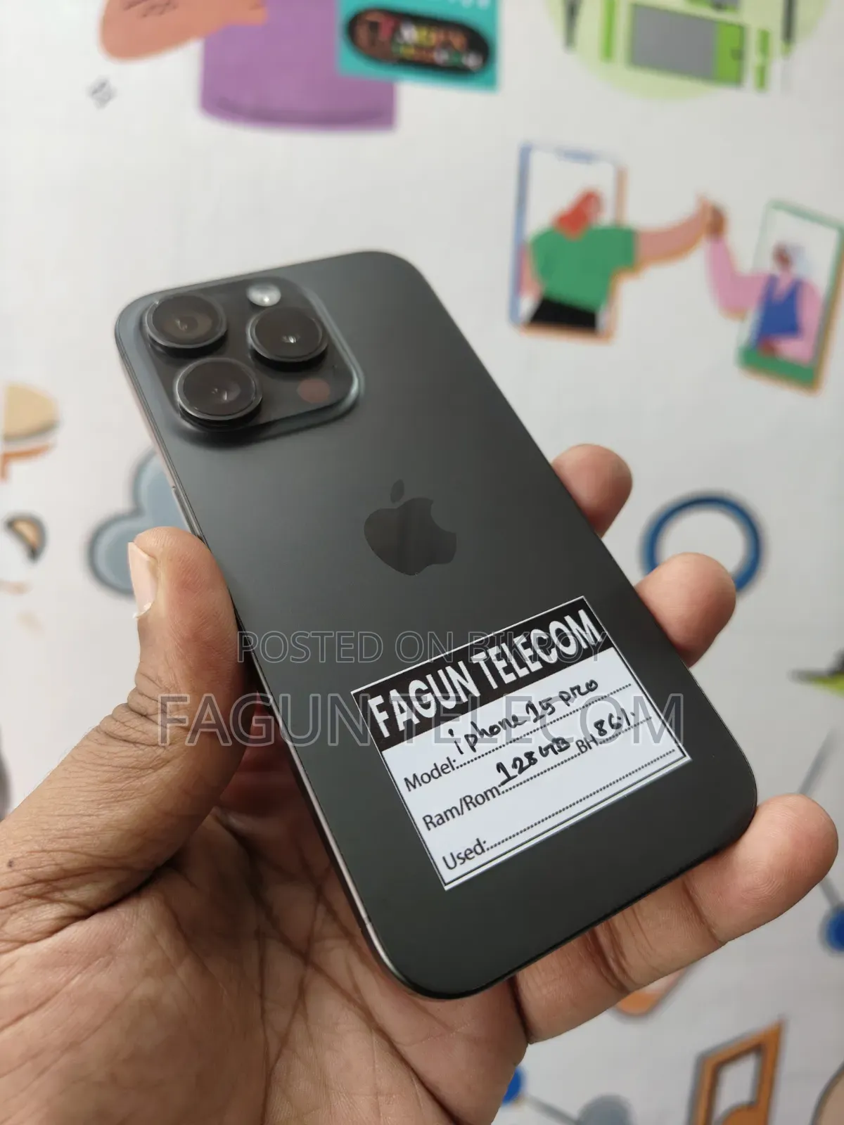 Apple iPhone 15 Pro 128 GB Black