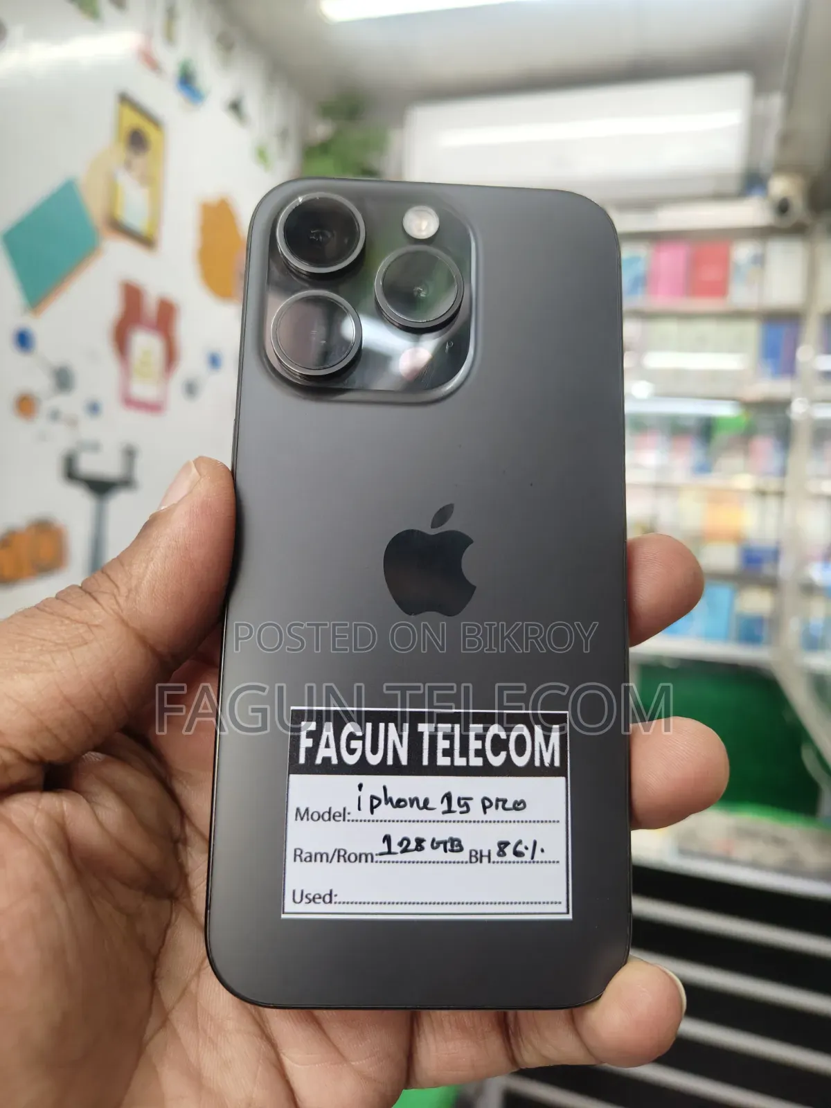 Apple iPhone 15 Pro 128 GB Black