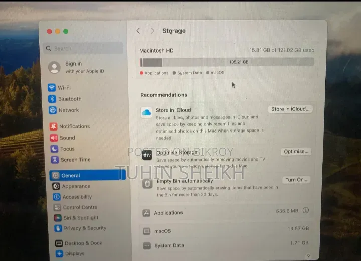 Laptop Apple MacBook Air 2019 8GB Intel Core I5 SSD 128GB